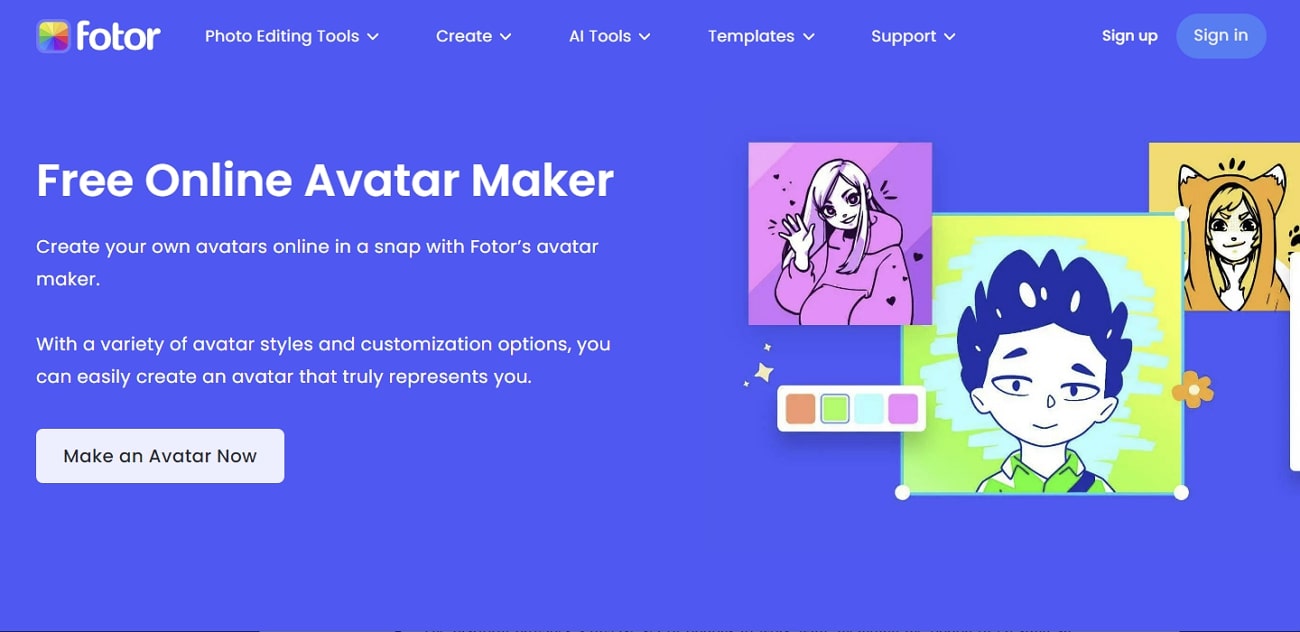 fotor ai avatar generator